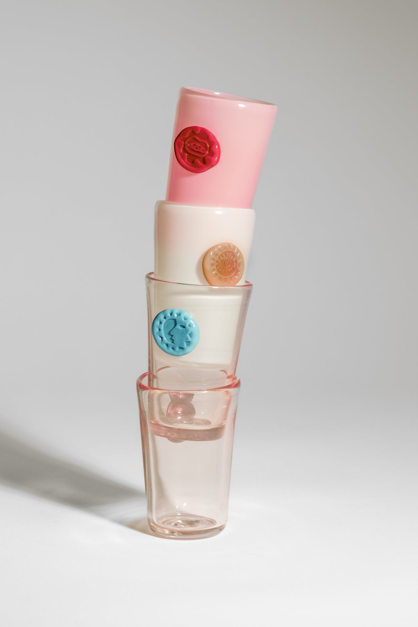 Monogram Glass - set of two